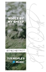 While by My Sheep SATB choral sheet music cover